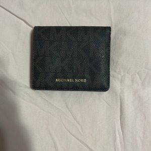 Small Michael kors dark brown wallet